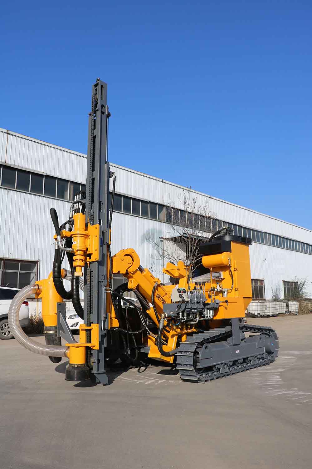 Mining machinery qurry rock portable surface crawler DTH drilling rigs