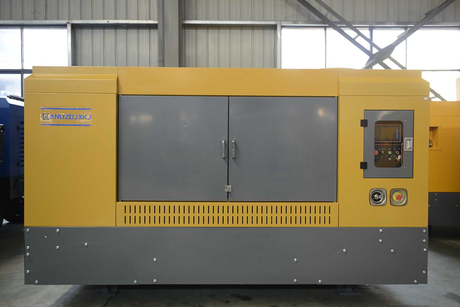 Diesel stationary screw air compressor machines