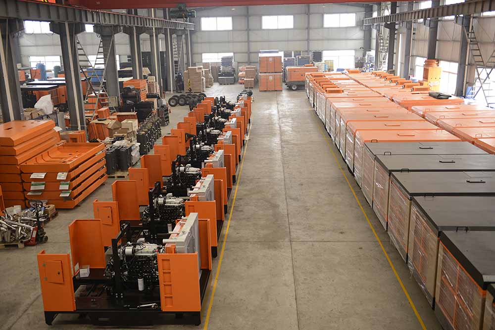 Rotary screw air compressor factory