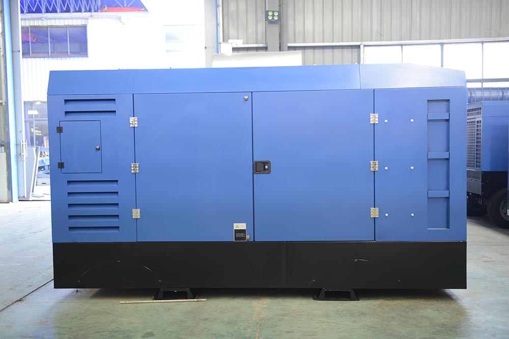 High pressure 25bar diesel stationary screw air compressor