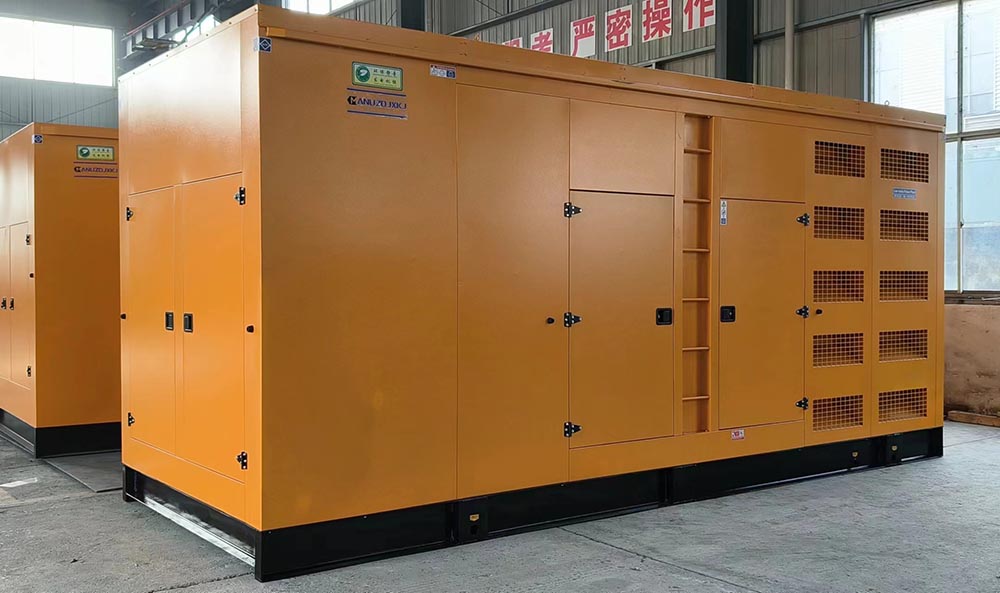 High pressure 1250kva 1000kw silent diesel generator genset