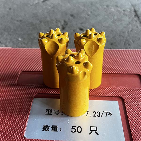 Long reservoir bit button type taper drill bit sets 32mm 7degree