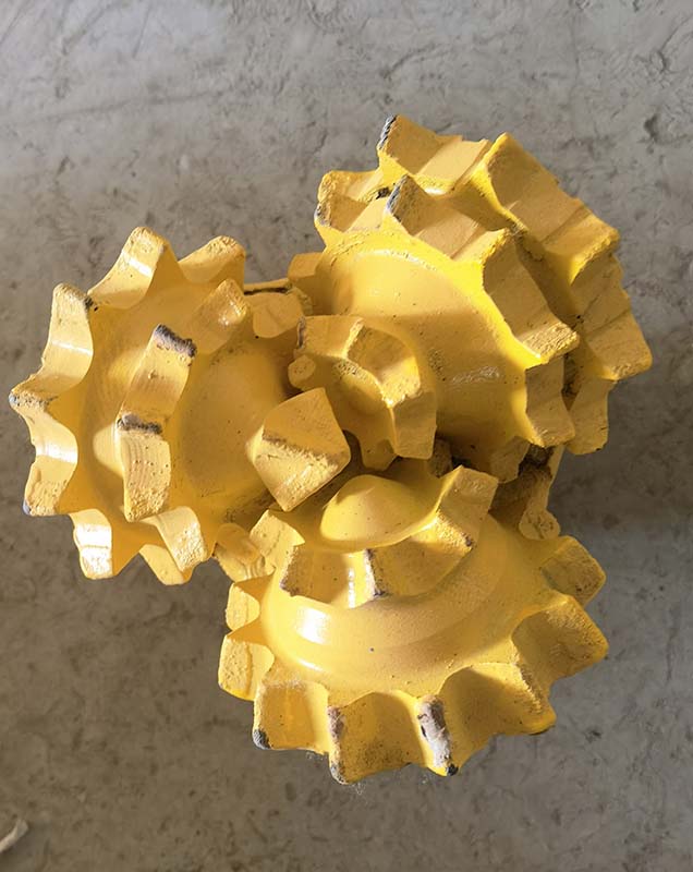 Mine tricone bit hard rock drilling tools steel/milled tooth