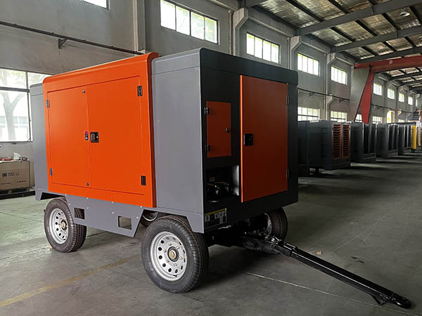 High performance air compressor machines diesel portable screw air compressor