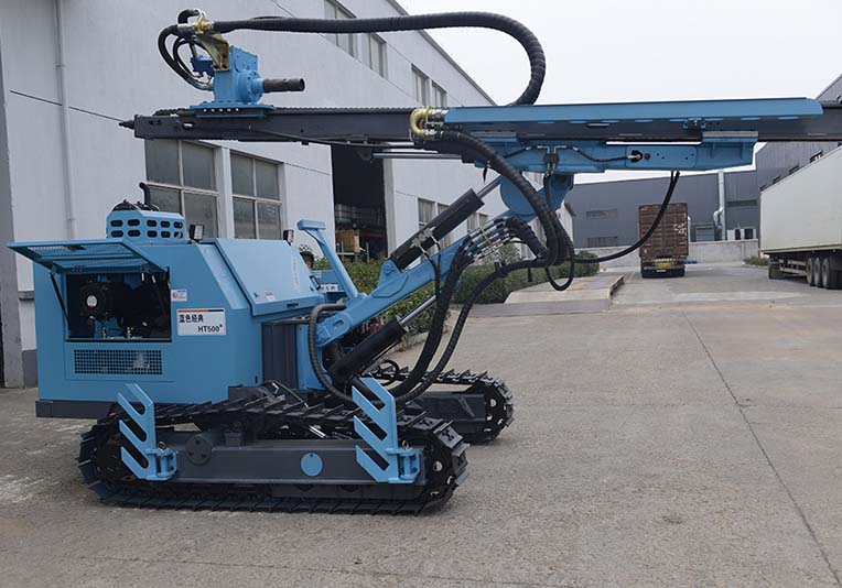 Crawler type mount exploration diesel drilling rig machine