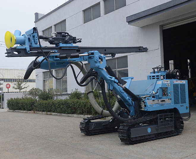 Crawler type mount exploration diesel drilling rig machine