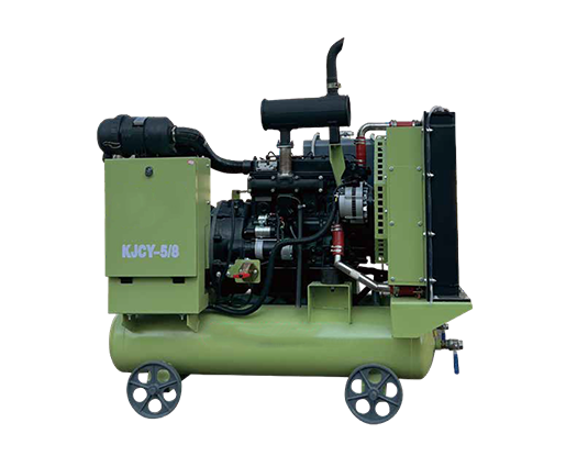Diesel mobile screw air compressor