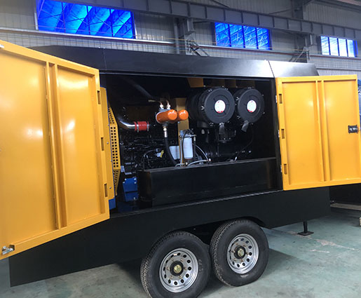 diesel screw air compressor